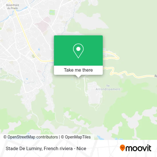 Stade De Luminy map