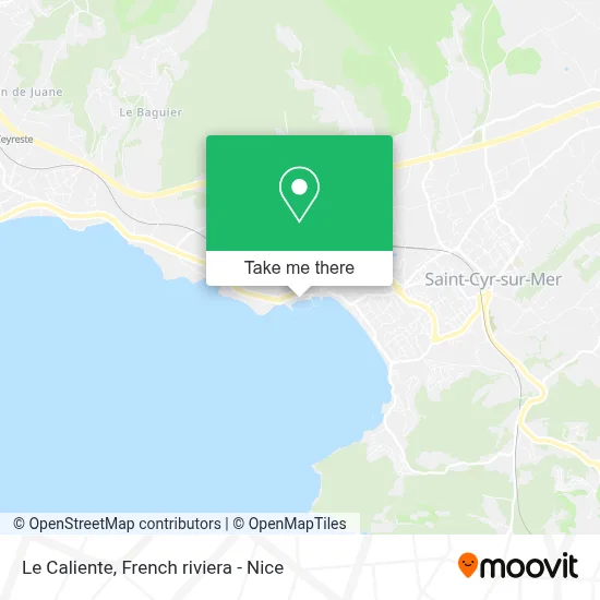 Le Caliente map