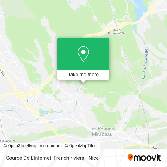 Source De L'Infernet map