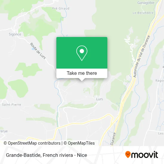Grande-Bastide map