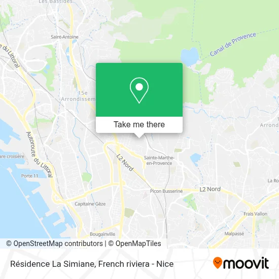 Résidence La Simiane map