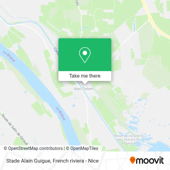 Stade Alain Guigue map