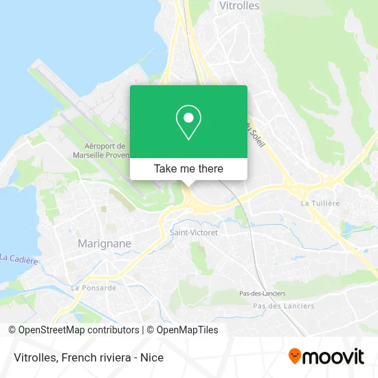 Vitrolles map