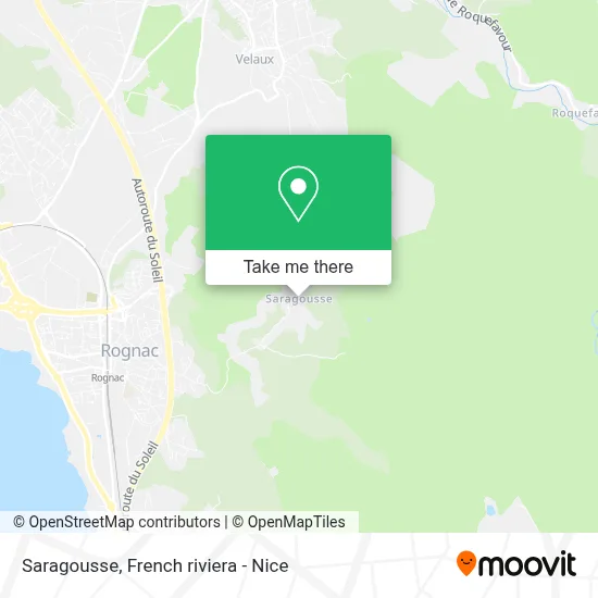 Saragousse map