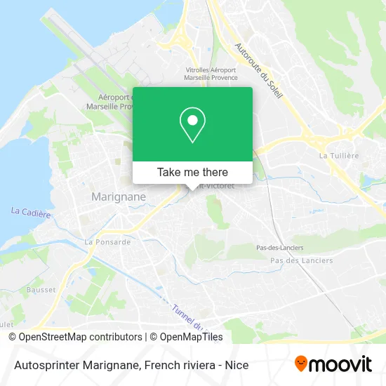 Mapa Autosprinter Marignane