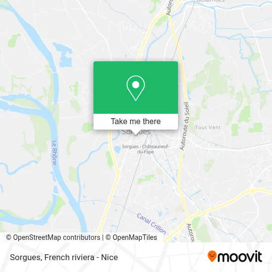 Sorgues map