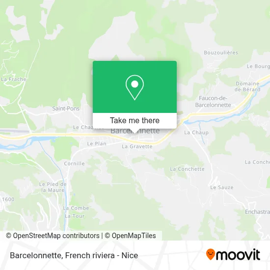 Barcelonnette map