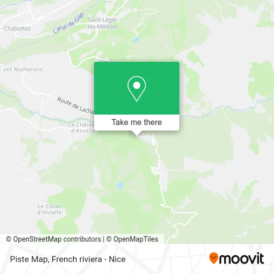 Piste Map map