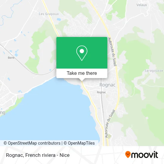 Mapa Rognac