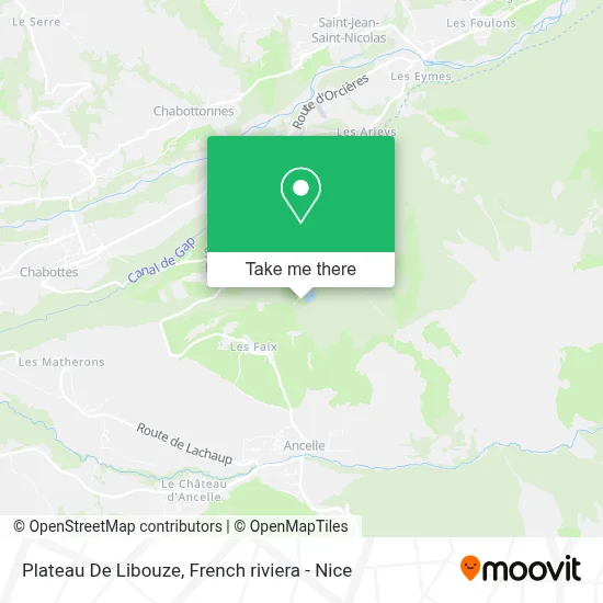Plateau De Libouze map