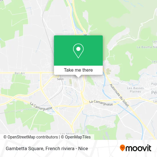 Place Gambetta map