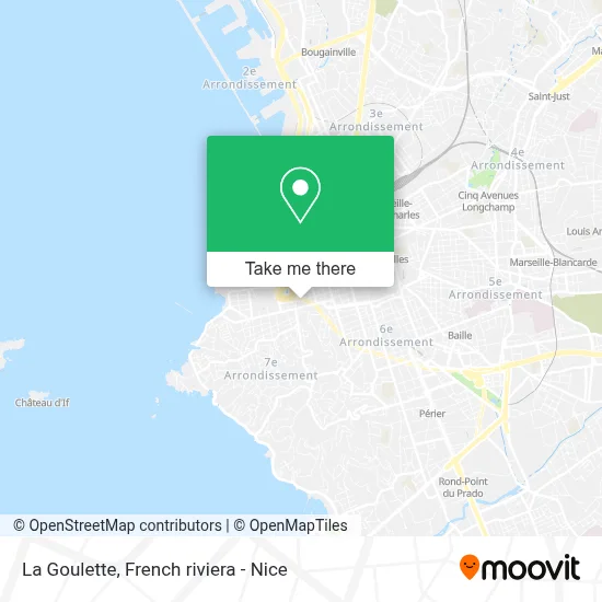La Goulette map