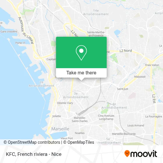 Kfc map