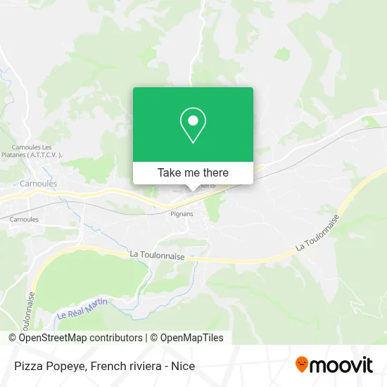 Pizza Popeye map