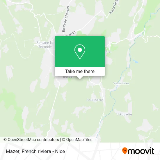 Mazet map