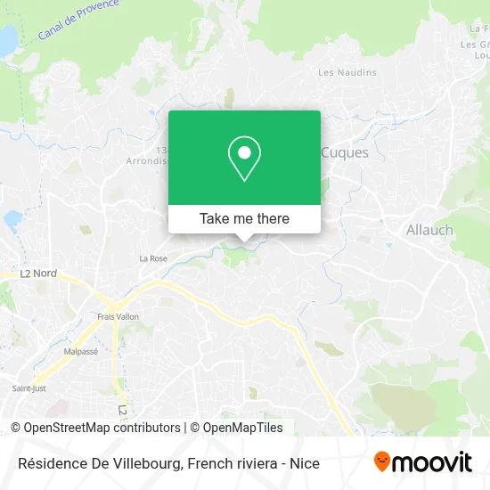 Résidence De Villebourg map
