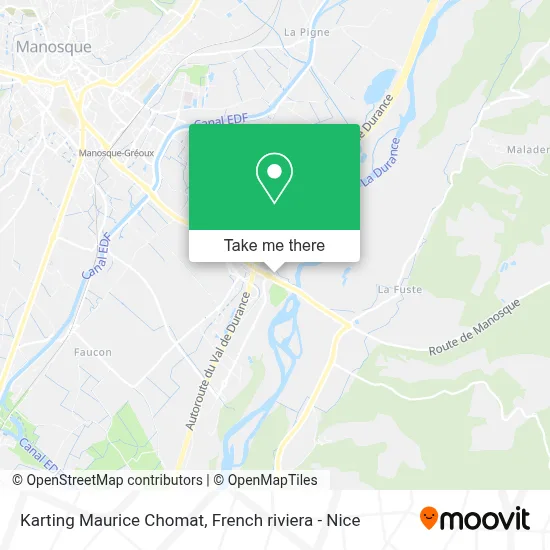 Karting Maurice Chomat map