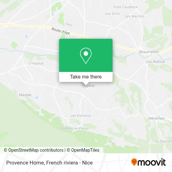 Provence Home map