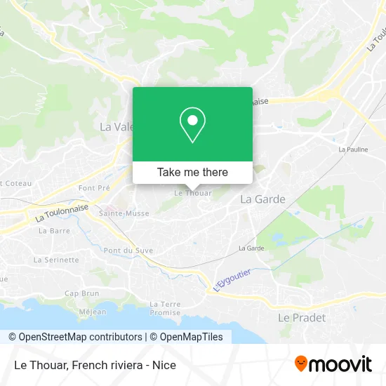 Le Thouar map