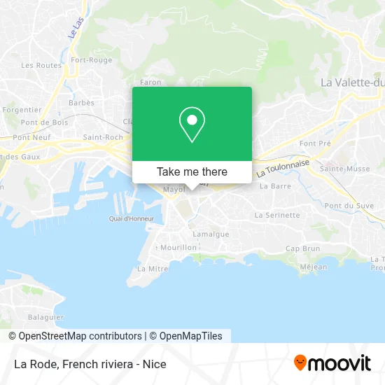 La Rode map