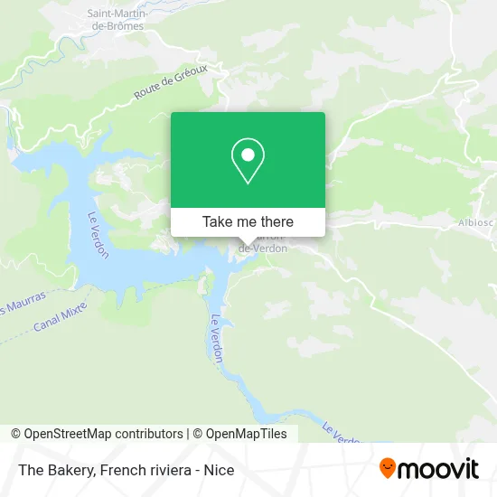 Le Fournil map
