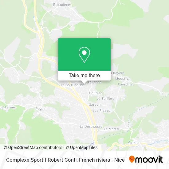 Complexe Sportif Robert Conti map