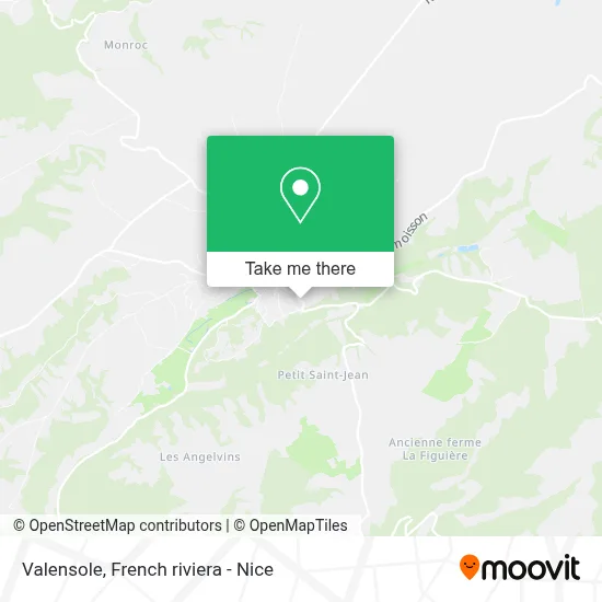 Valensole map