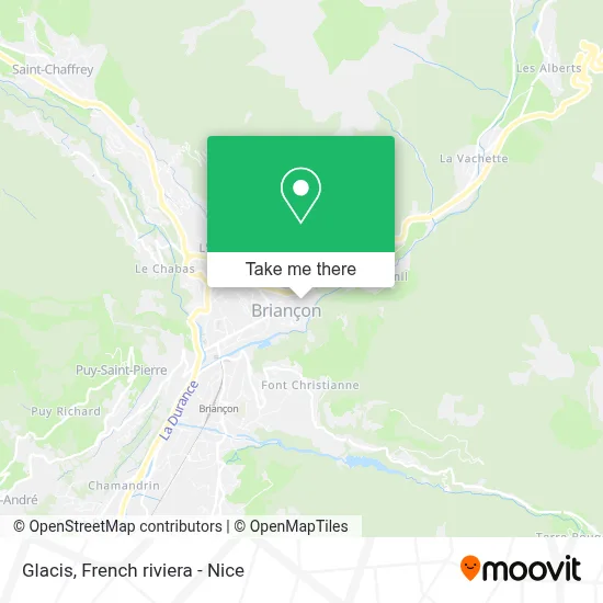 Glacis map