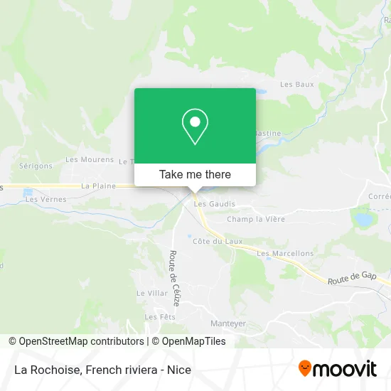 La Rochoise map