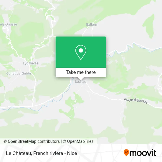 Le Château map