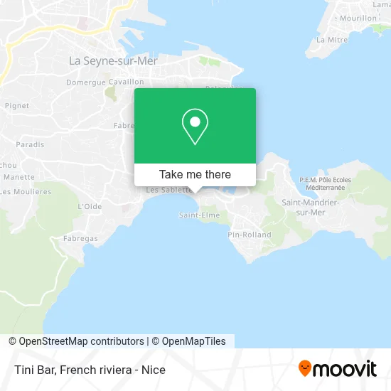 Tini Bar map