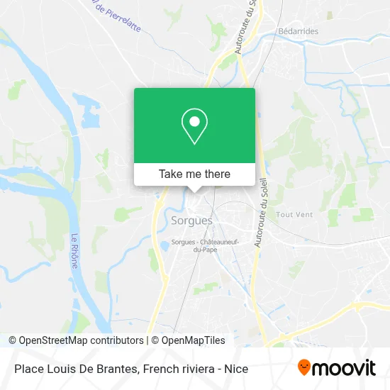 Place Louis De Brantes map