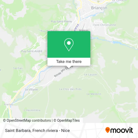 Sainte-Barbe map