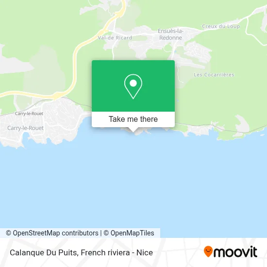 Calanque Du Puits map