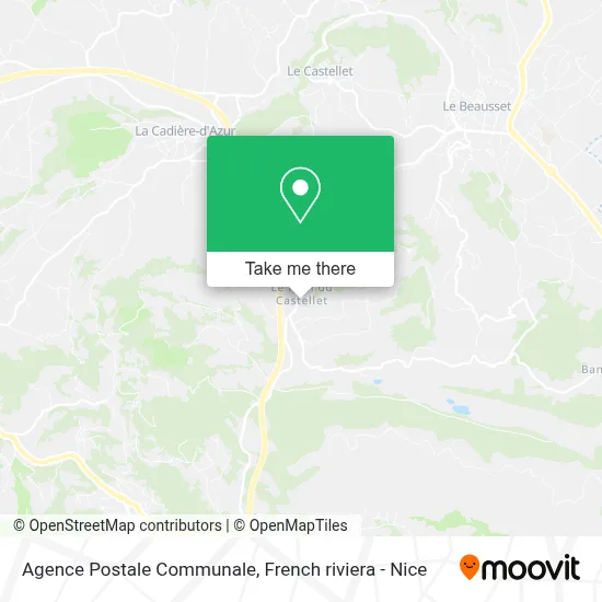 Agence Postale Communale map