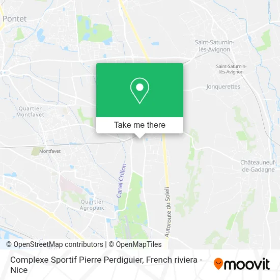Complexe Sportif Pierre Perdiguier map
