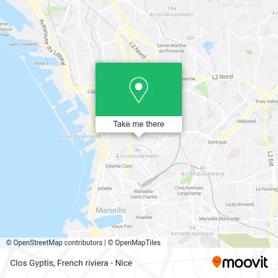 Clos Gyptis map