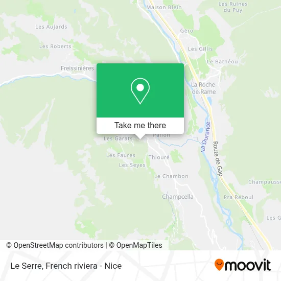 Le Serre map