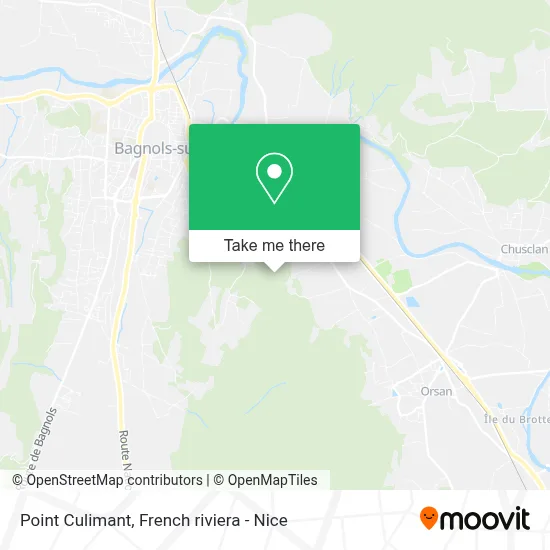 Point Culimant map