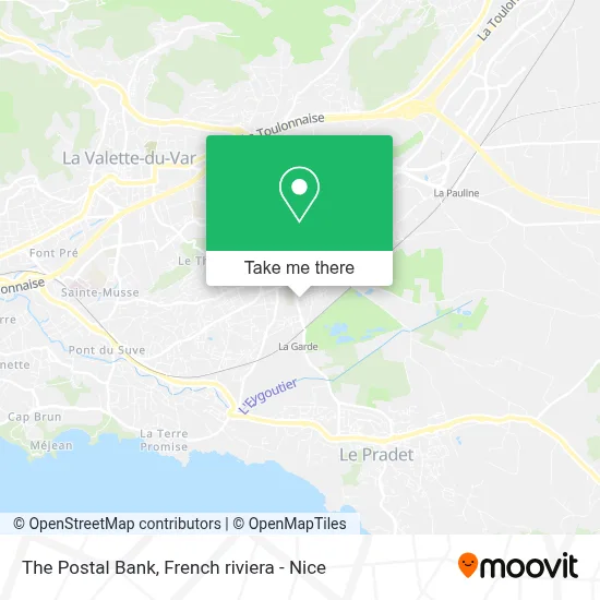 La Banque Postale map