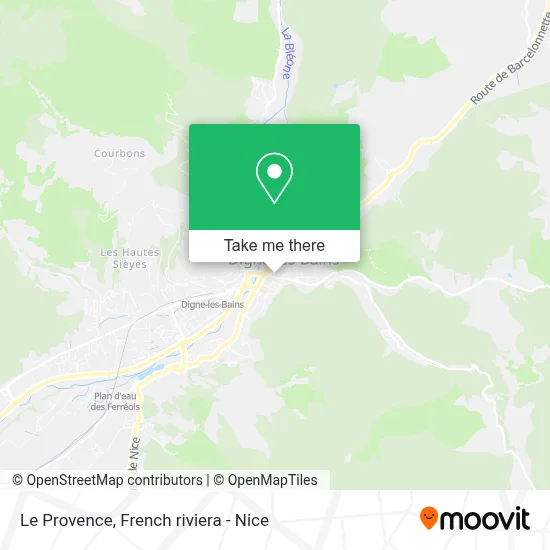 Le Provence map