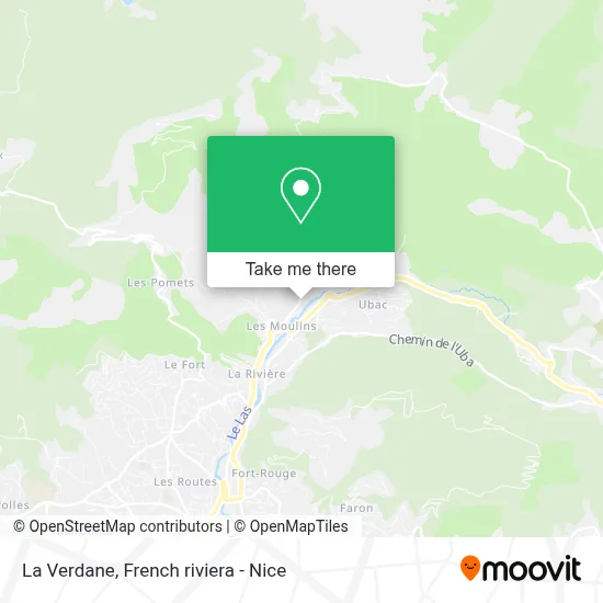 La Verdane map
