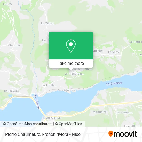 Pierre Chaumaure map