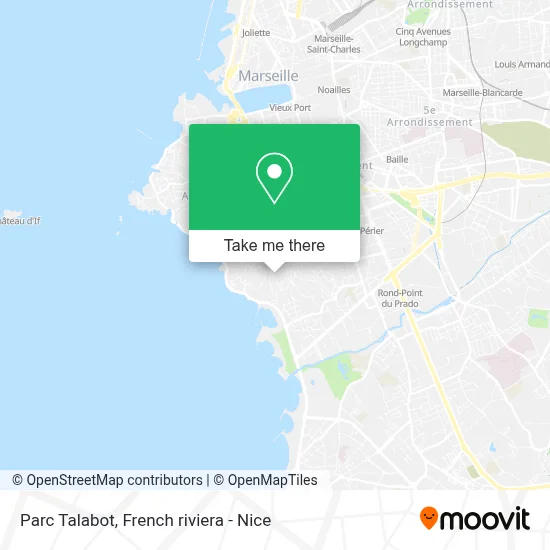 Parc Talabot map