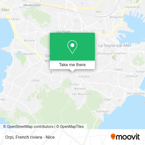 Orpi map