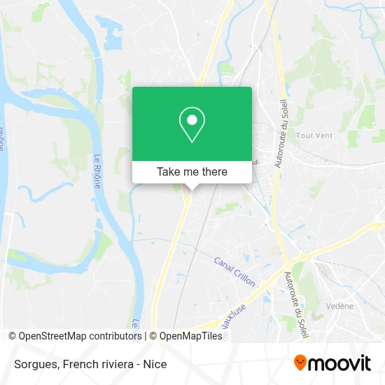 Sorgues map