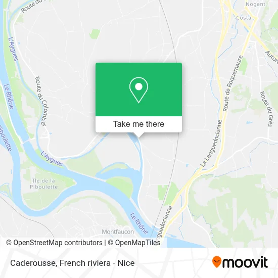Caderousse map