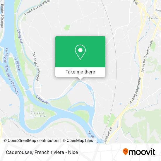Caderousse map