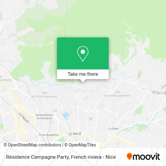 Résidence Campagne Party map