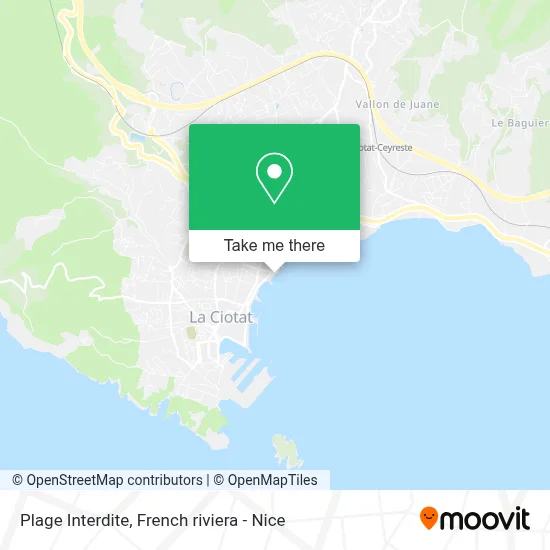 Plage Interdite map